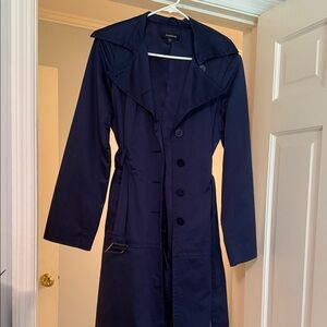 Bebe Midnight Blue Trench Coat